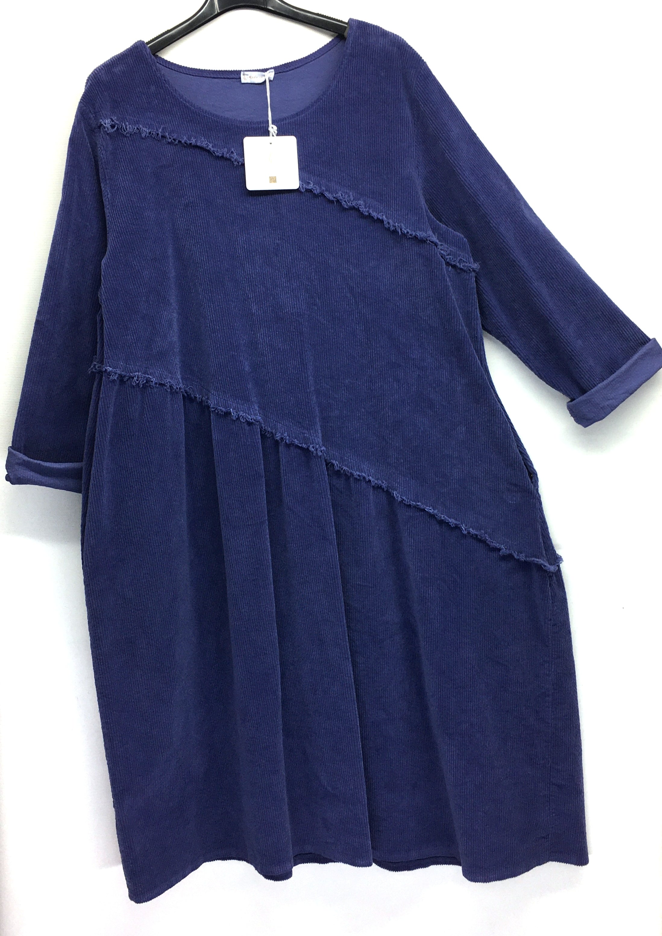 Made in Italy Jumbo Cord Midi Dress