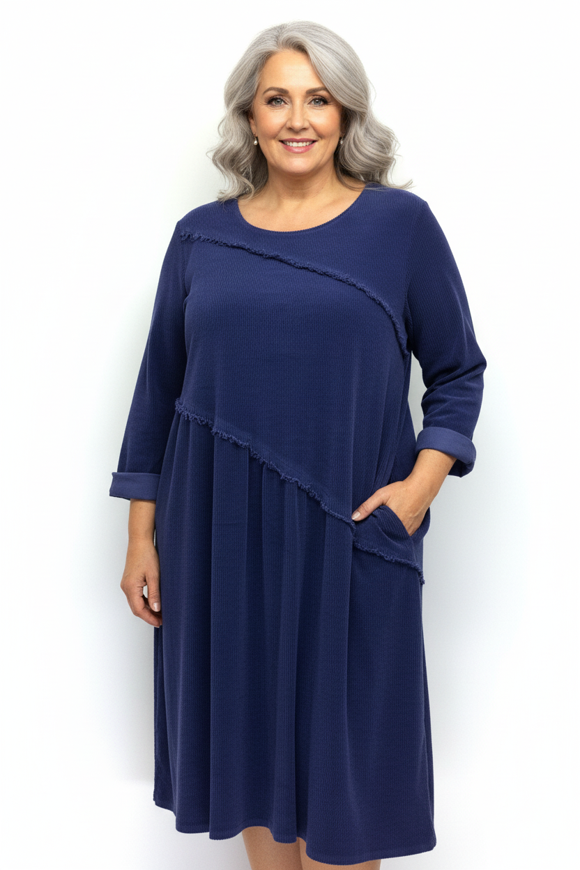 Made in Italy Jumbo Cord Midi Dress