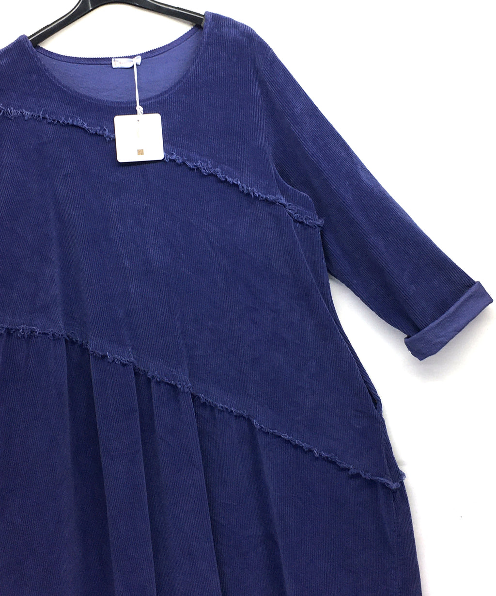Made in Italy Jumbo Cord Midi Dress