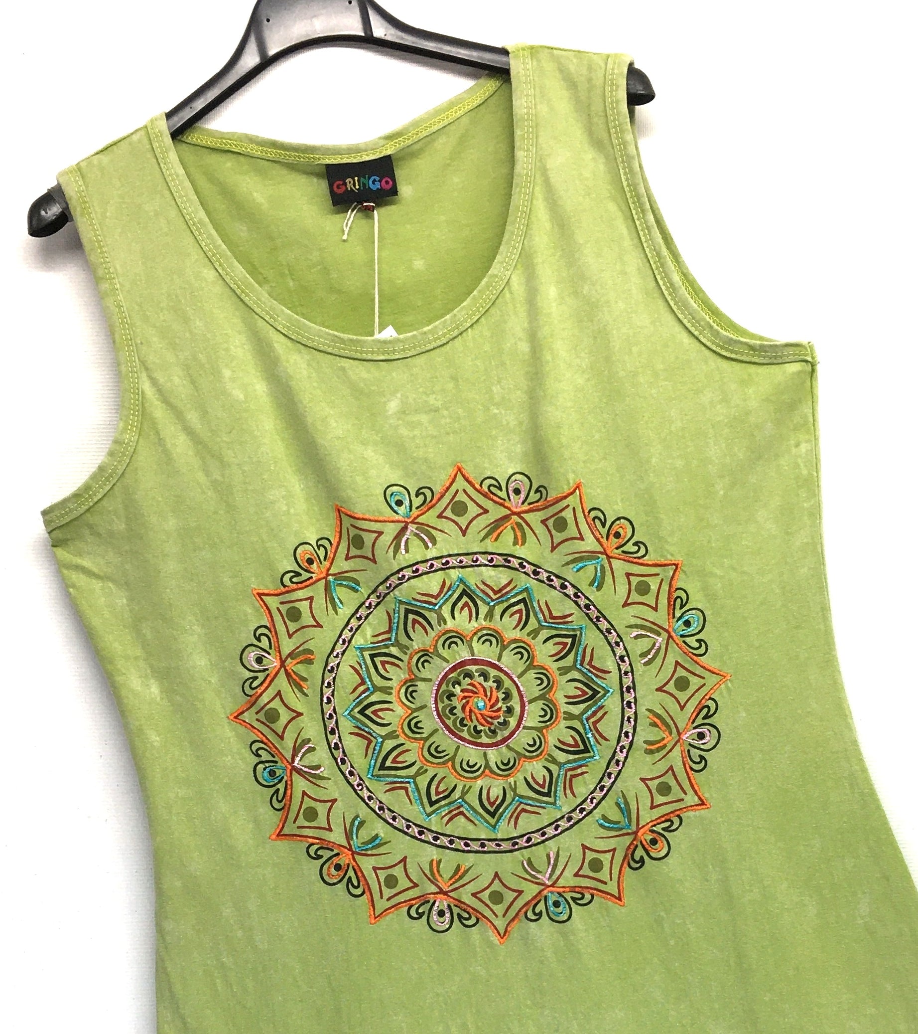 Gringo Fairtrade Green Mandala Dress