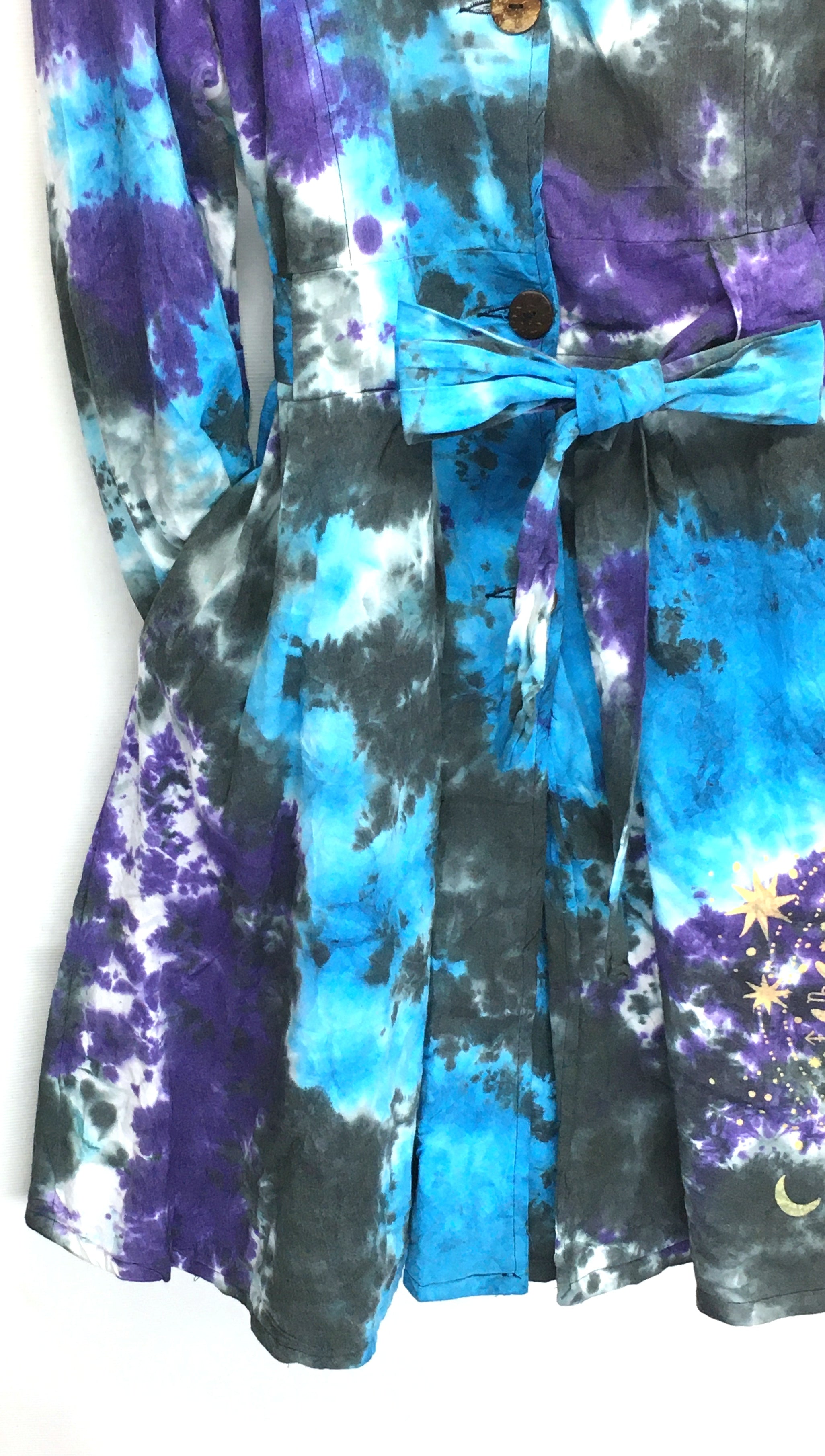 Gringo Fairtrade Frock Coat ~ Tie Dye