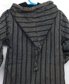 Funky Threads Kids Striped Pixie Coat ~ Black