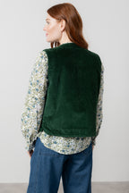 Lily & Me Dusk Gilet ~ Chocolate or Pine Green