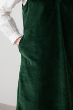 Lily & Me Belle Cord Dress ~ Navy or Pine Green