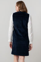 Lily & Me Belle Cord Dress ~ Navy or Pine Green