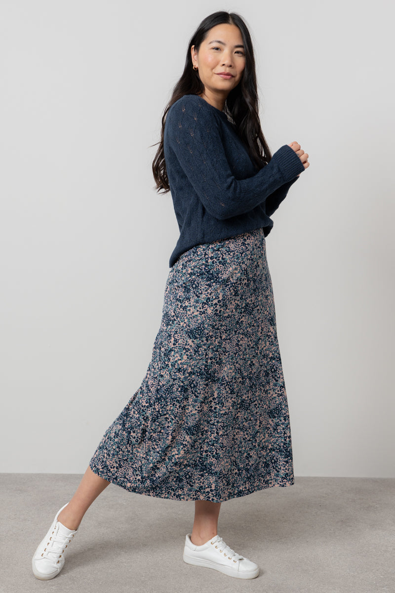 Lily & Me Haresfield Jumper ~ Navy, Pine Green or Sea Mist