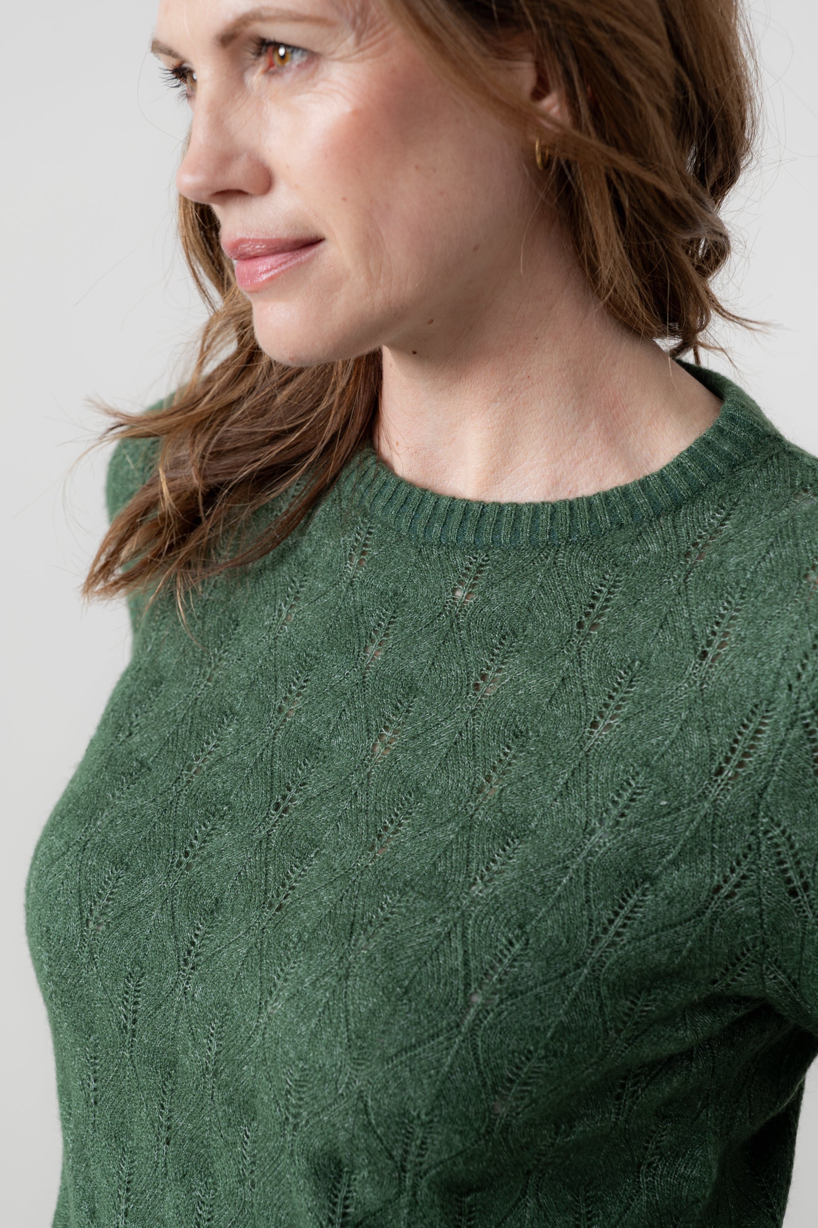Lily & Me Haresfield Jumper ~ Navy, Pine Green or Sea Mist