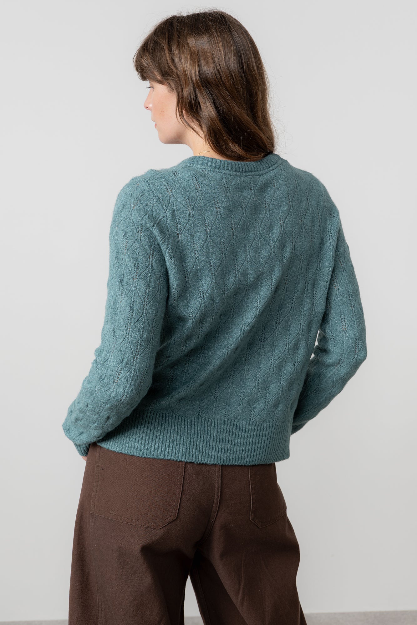 Lily & Me Haresfield Jumper ~ Navy, Pine Green or Sea Mist