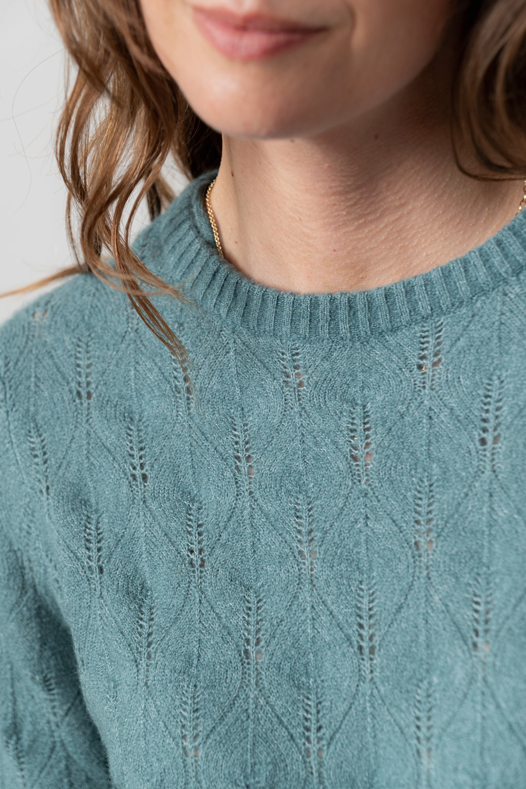 Lily & Me Haresfield Jumper ~ Navy, Pine Green or Sea Mist