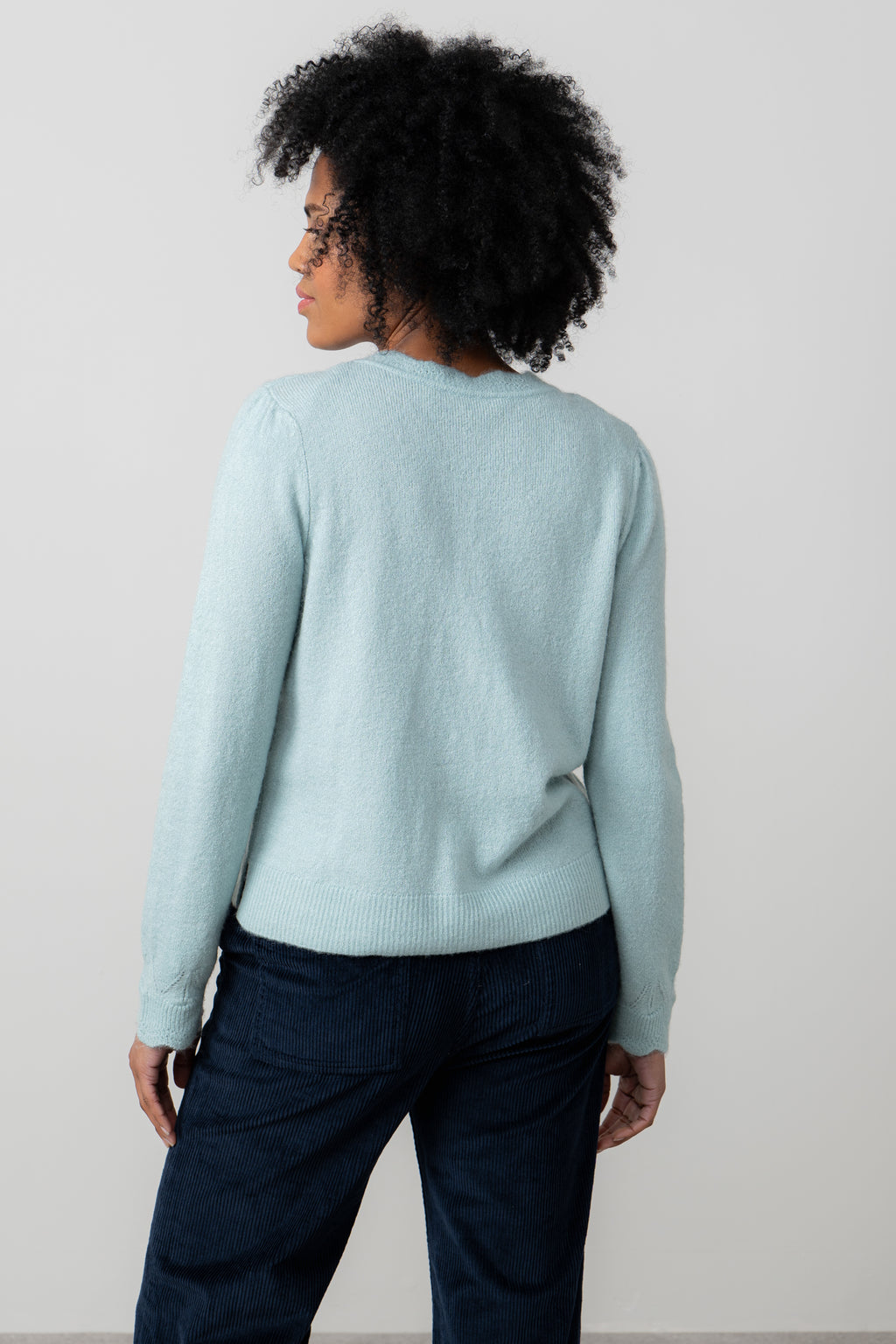 Lily & Me Layla Cardigan ~ Ice Blue