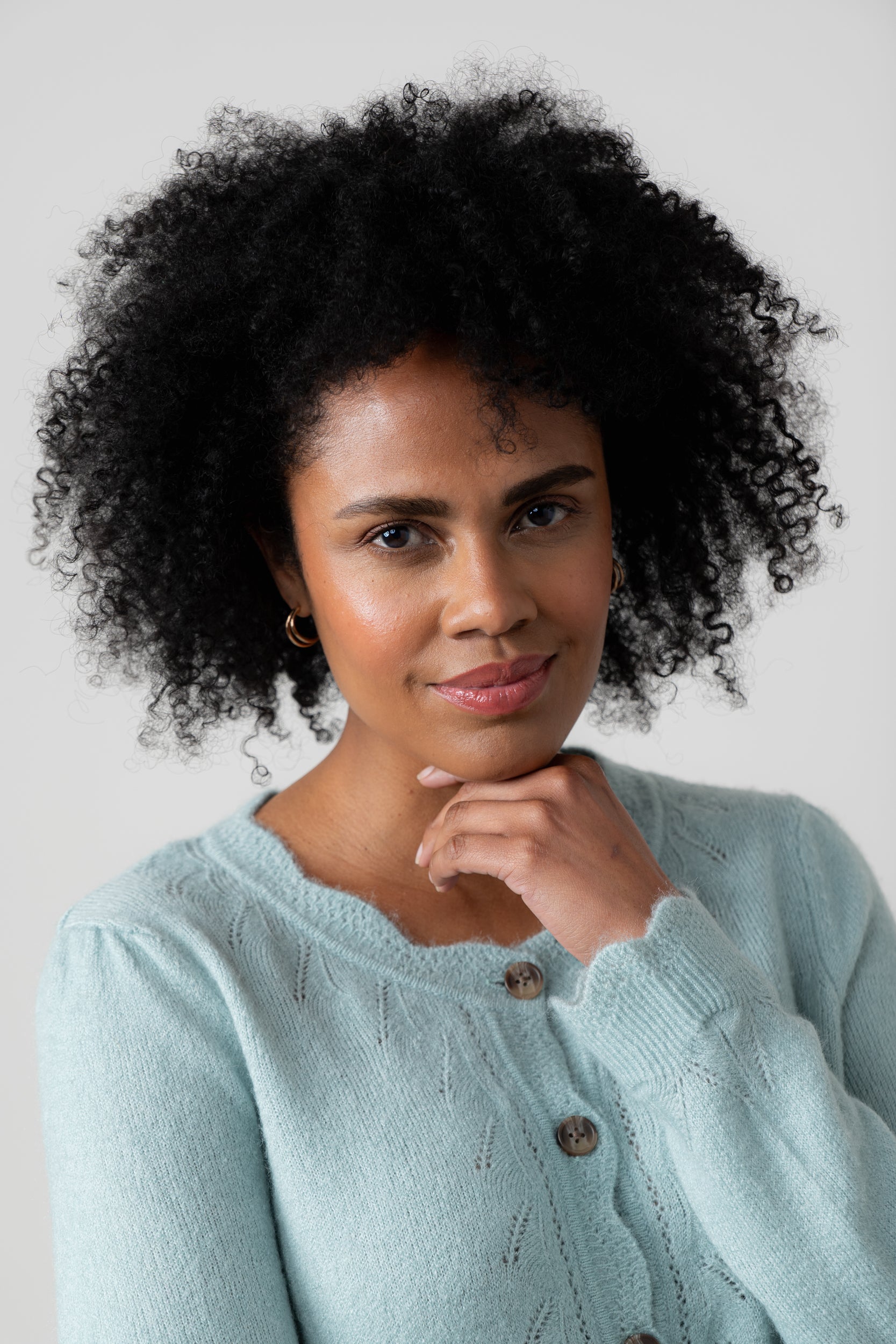 Lily & Me Layla Cardigan ~ Ice Blue