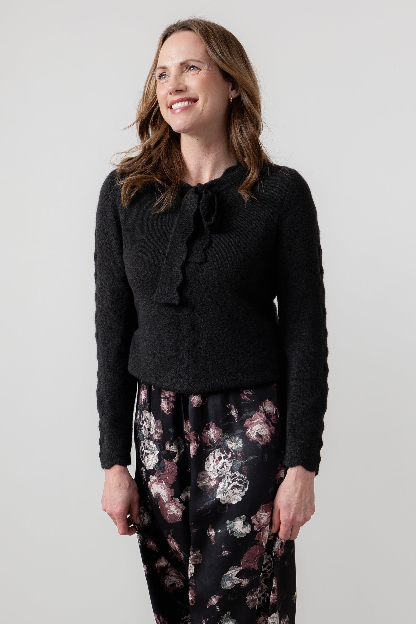 Lily & Me Elise Jumper ~ Black, Pine Green or Scarlet