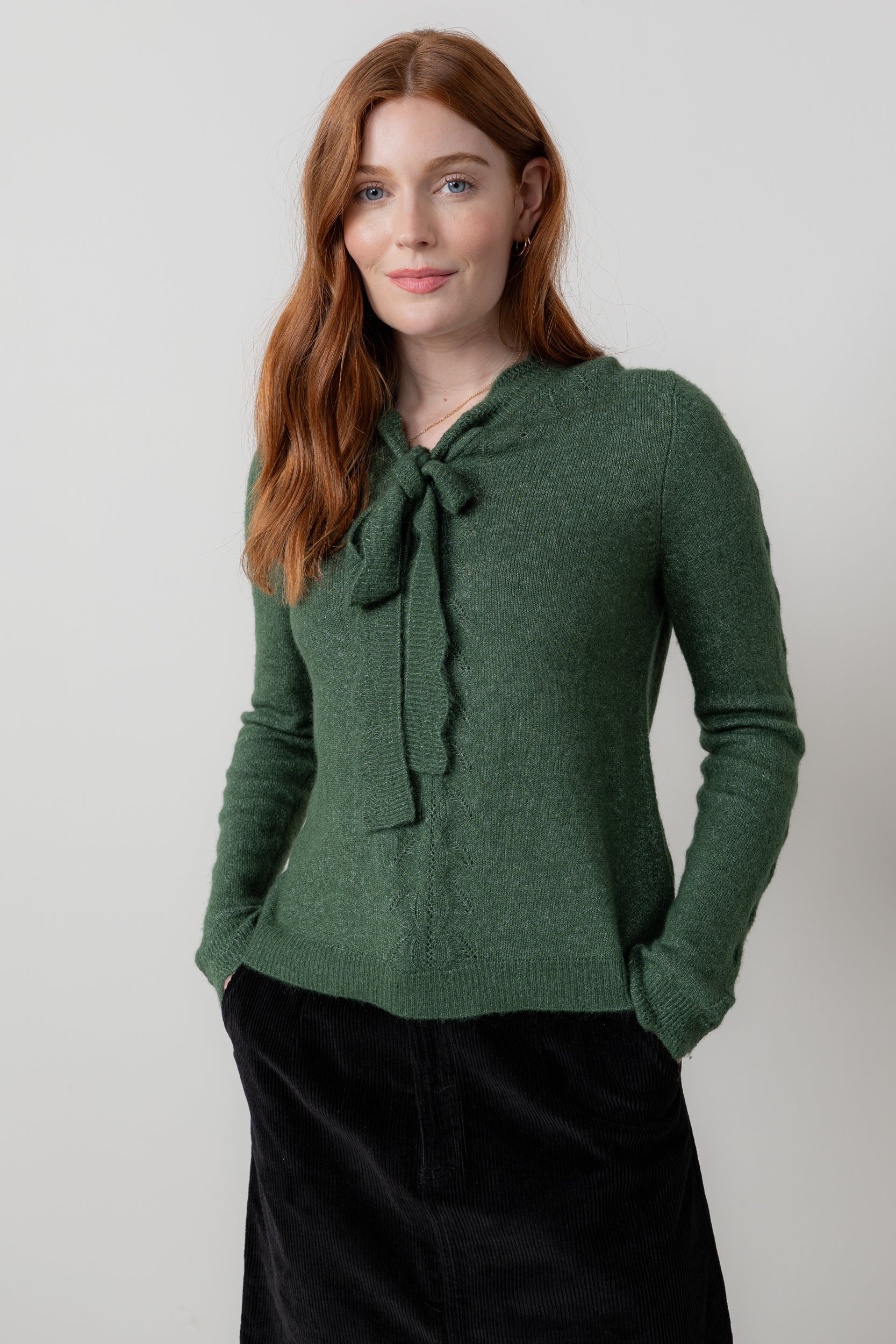 Lily & Me Elise Jumper ~ Black, Pine Green or Scarlet