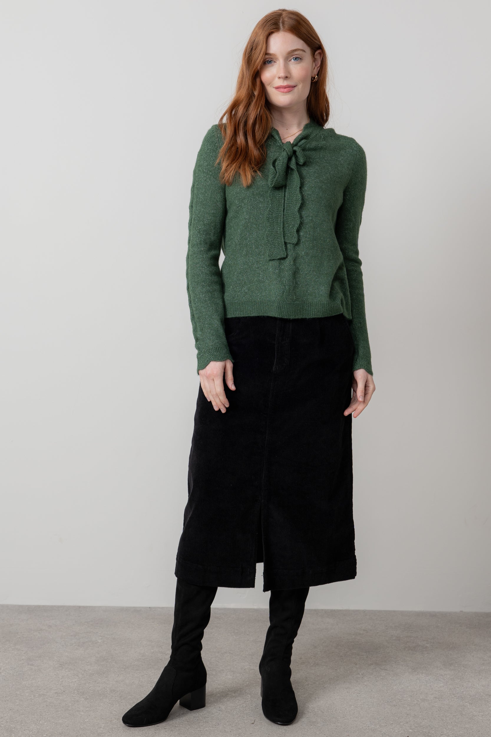Lily & Me Elise Jumper ~ Black, Pine Green or Scarlet