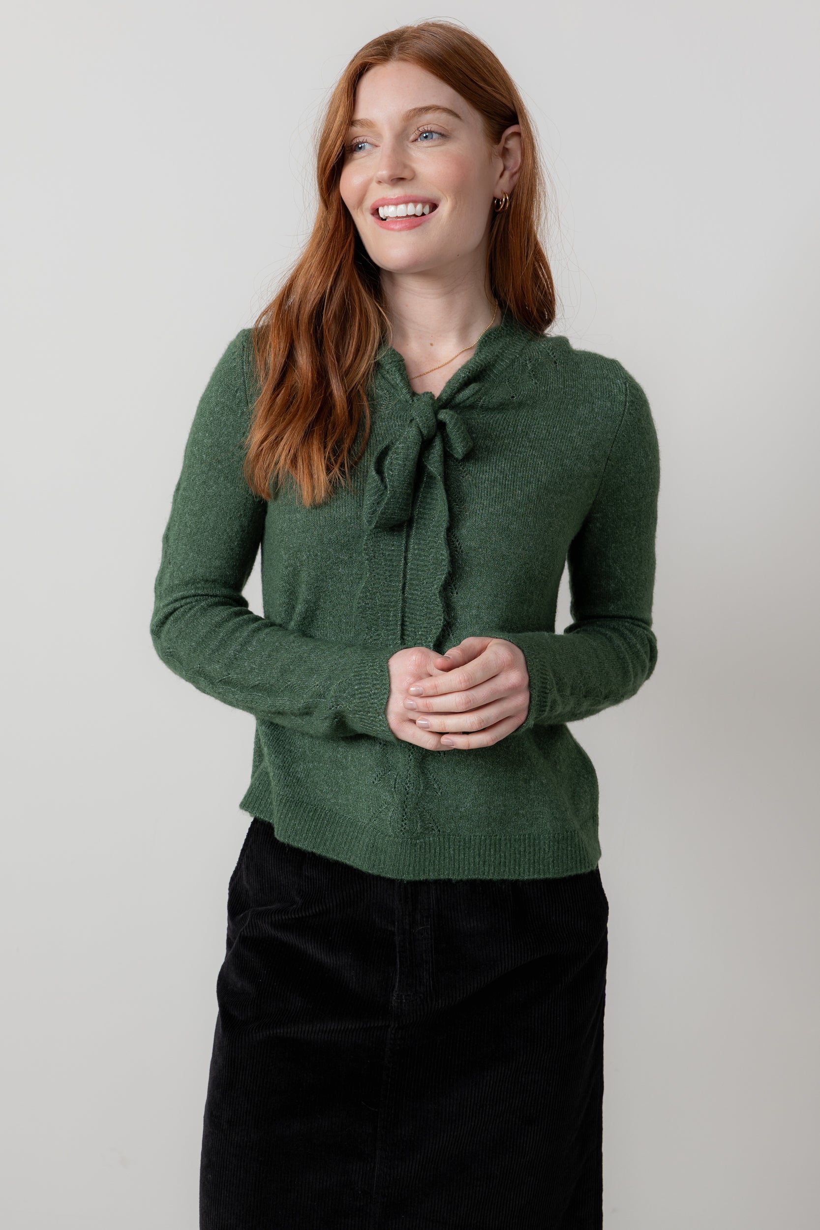 Lily & Me Elise Jumper ~ Black, Pine Green or Scarlet