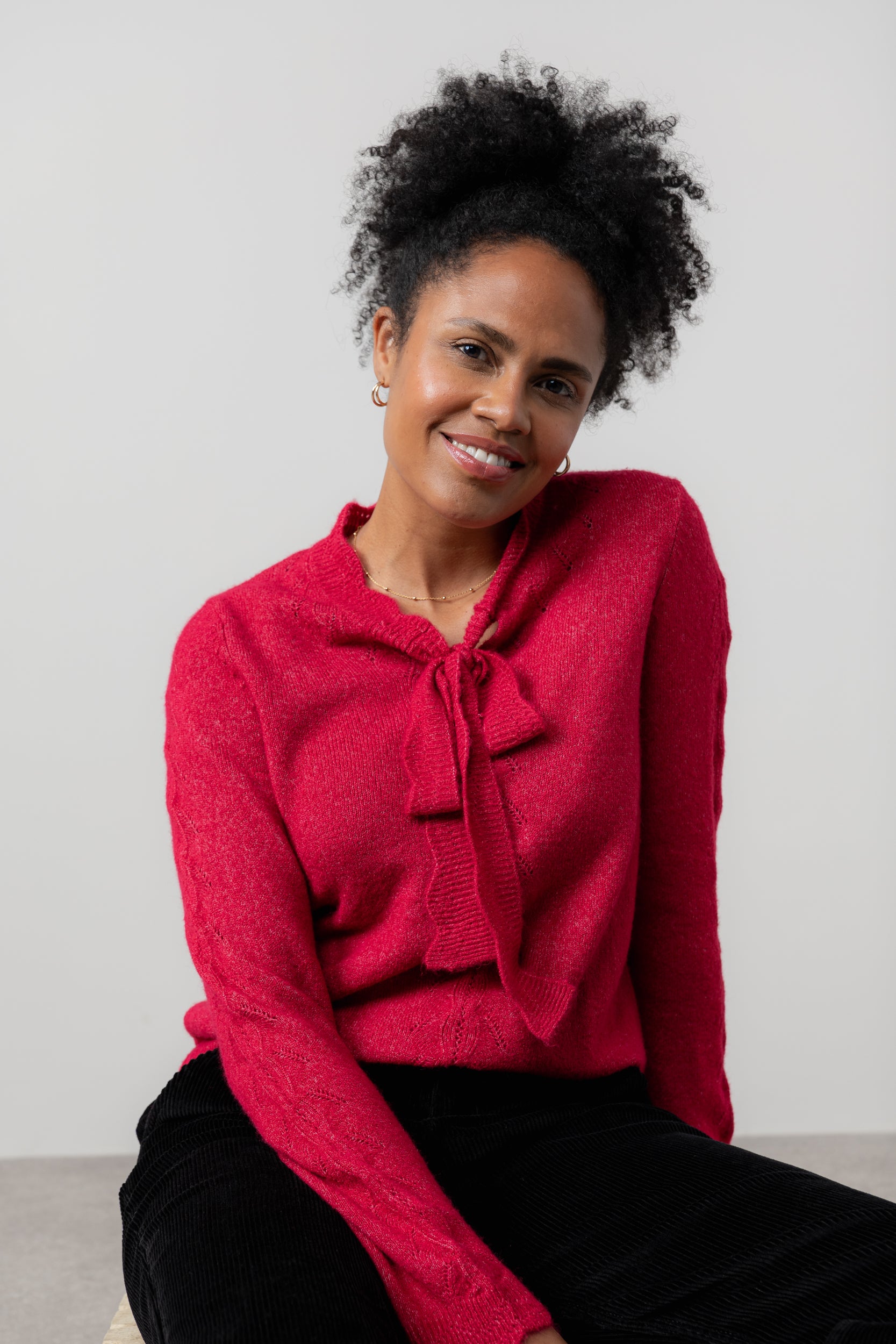 Lily & Me Elise Jumper ~ Black, Pine Green or Scarlet