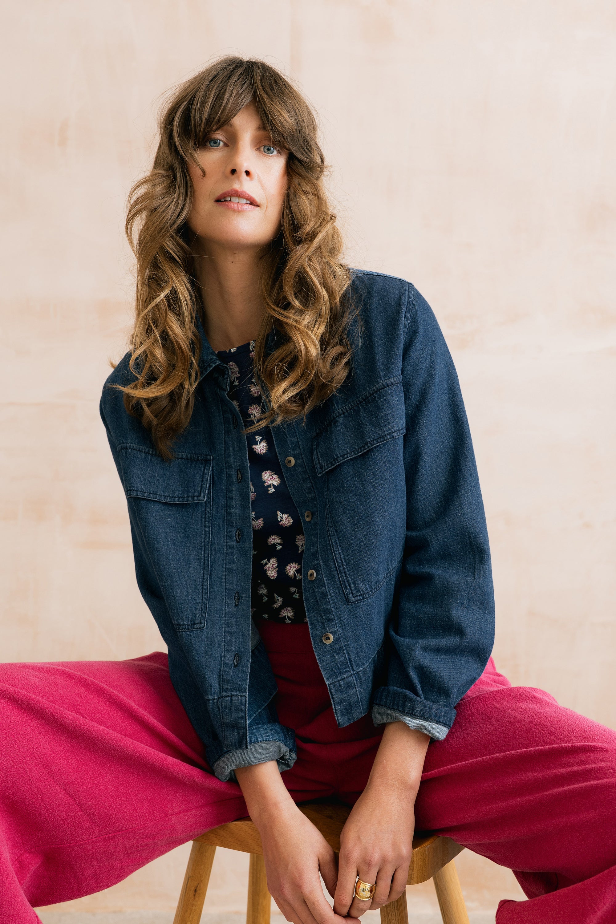 Lily & Me Grasslands Denim Blue Jacket