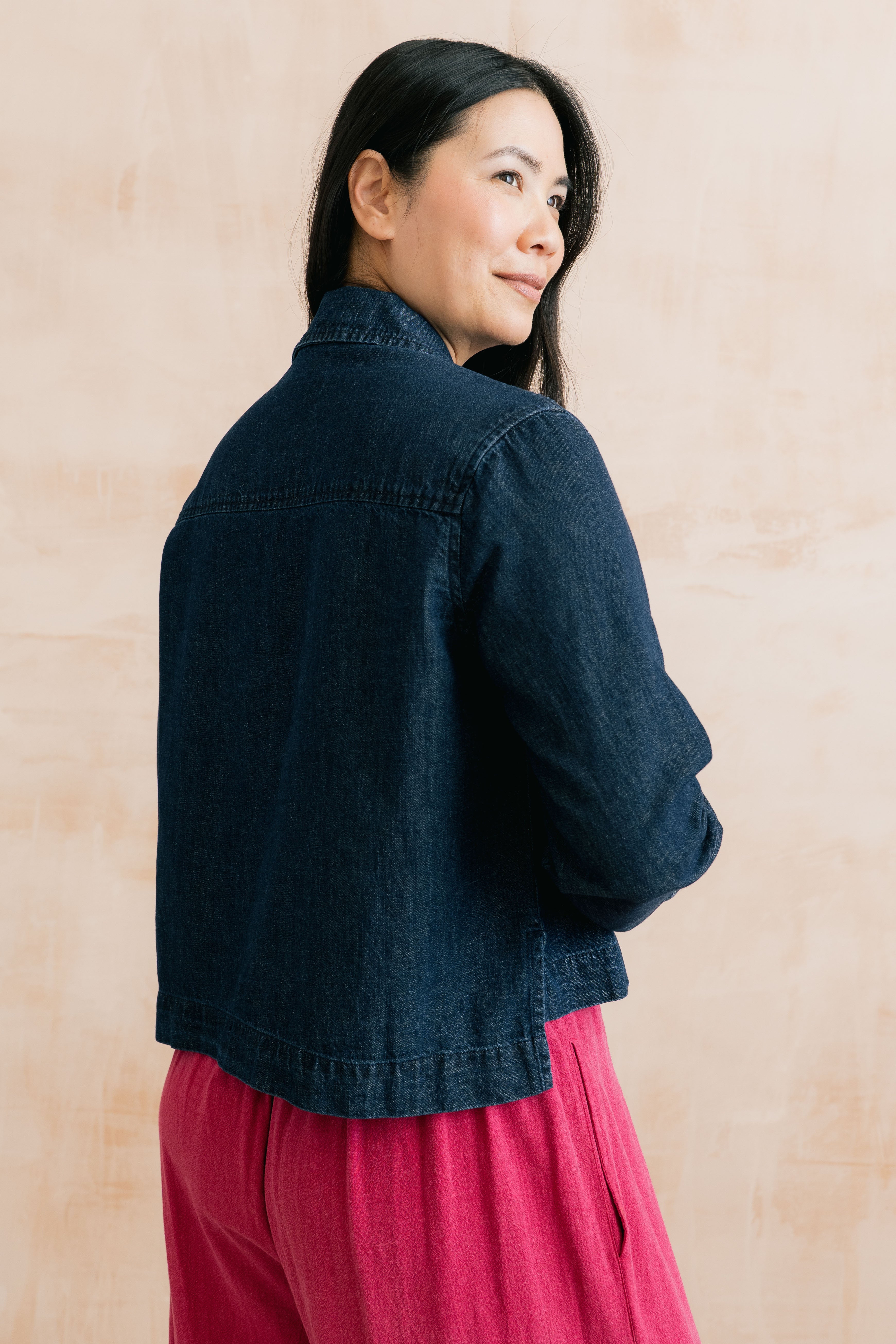 Lily & Me Grasslands Denim Blue Jacket