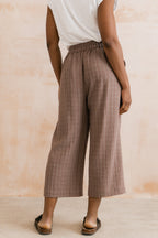 Lily & Me Drift Seersucker Trouser ~ Mocha