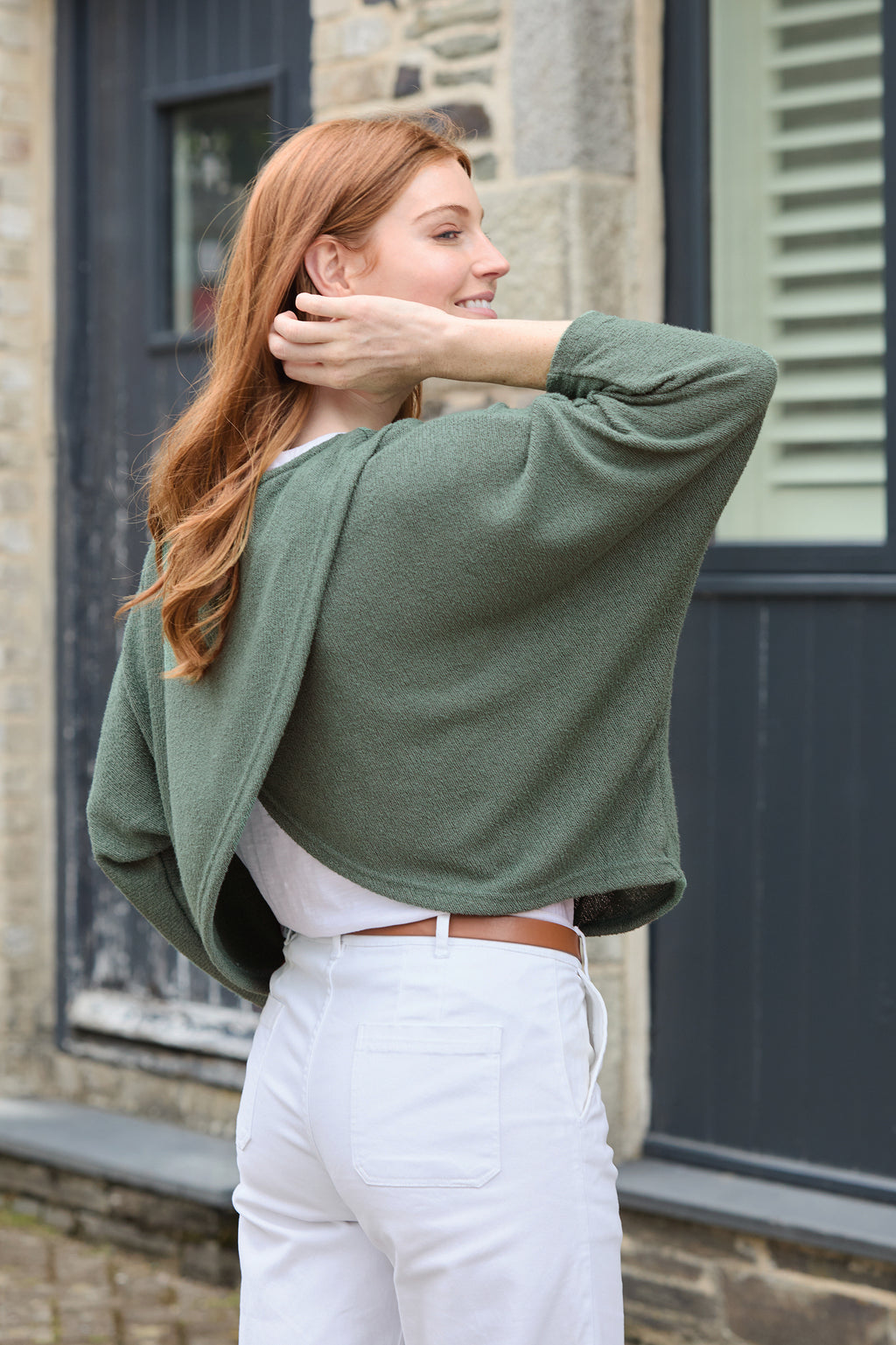 Lily & Me Penny Batwing Cross-Over Jumper