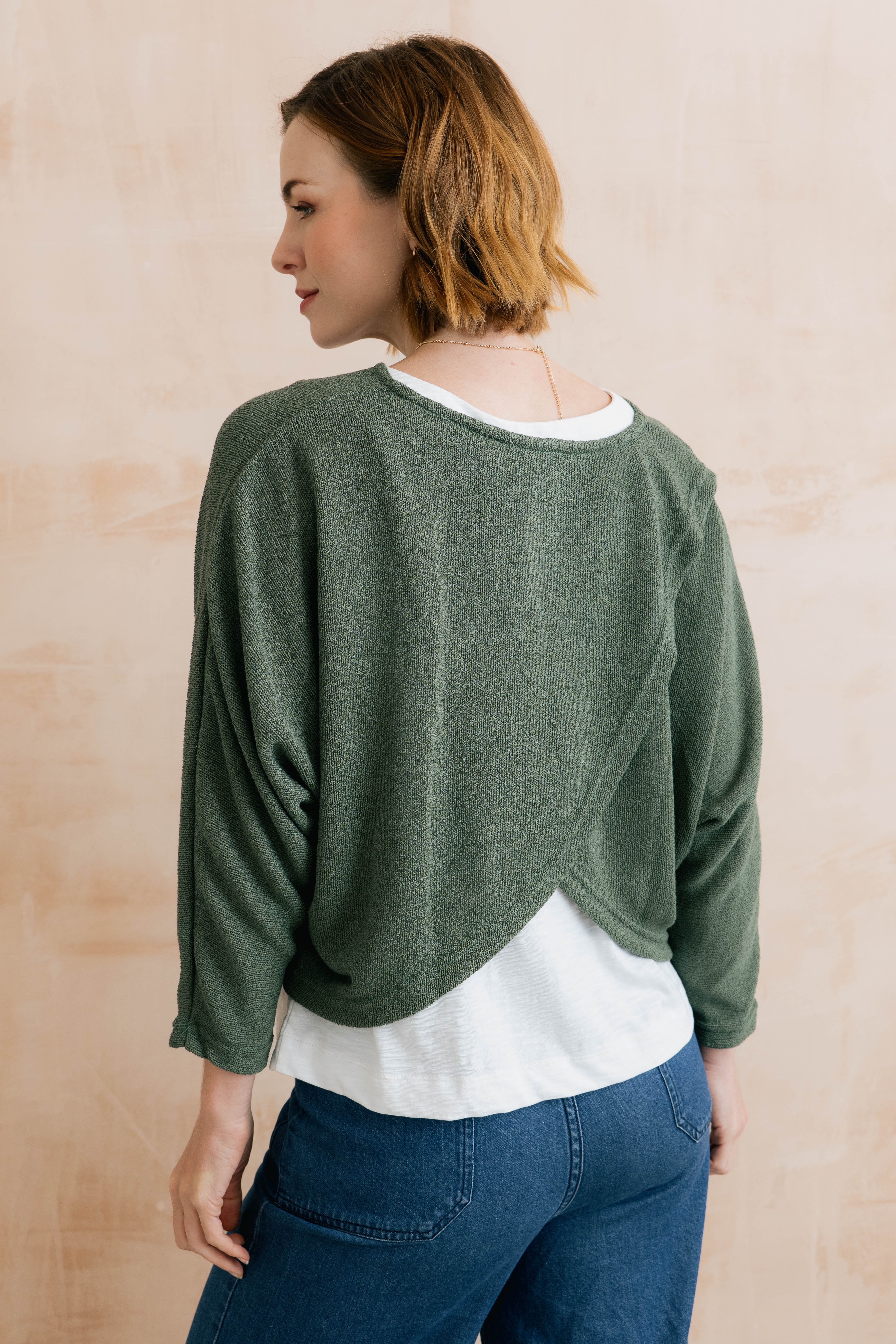 Lily & Me Penny Batwing Cross-Over Jumper