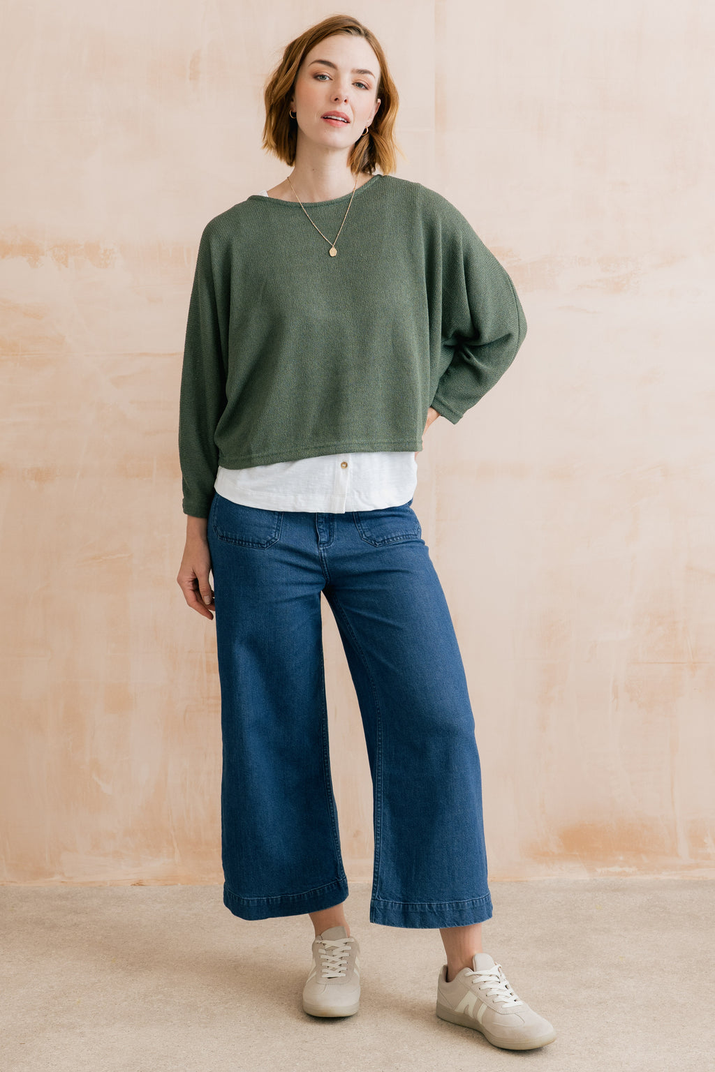 Lily & Me Penny Batwing Cross-Over Jumper