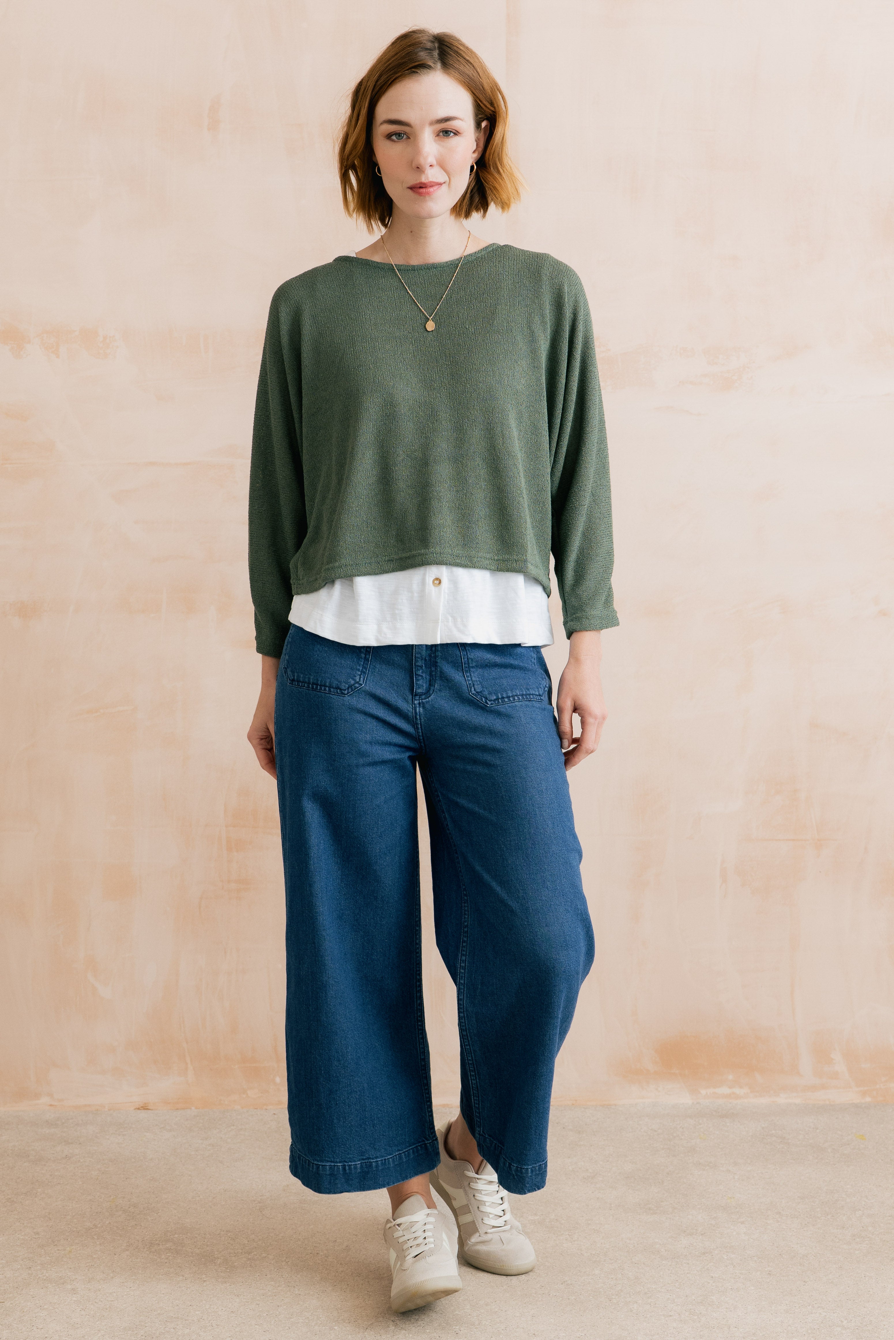Lily & Me Penny Batwing Cross-Over Jumper