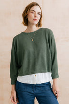 Lily & Me Penny Batwing Cross-Over Jumper