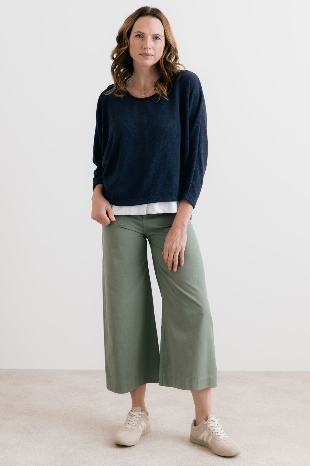 Lily & Me Penny Batwing Cross-Over Jumper