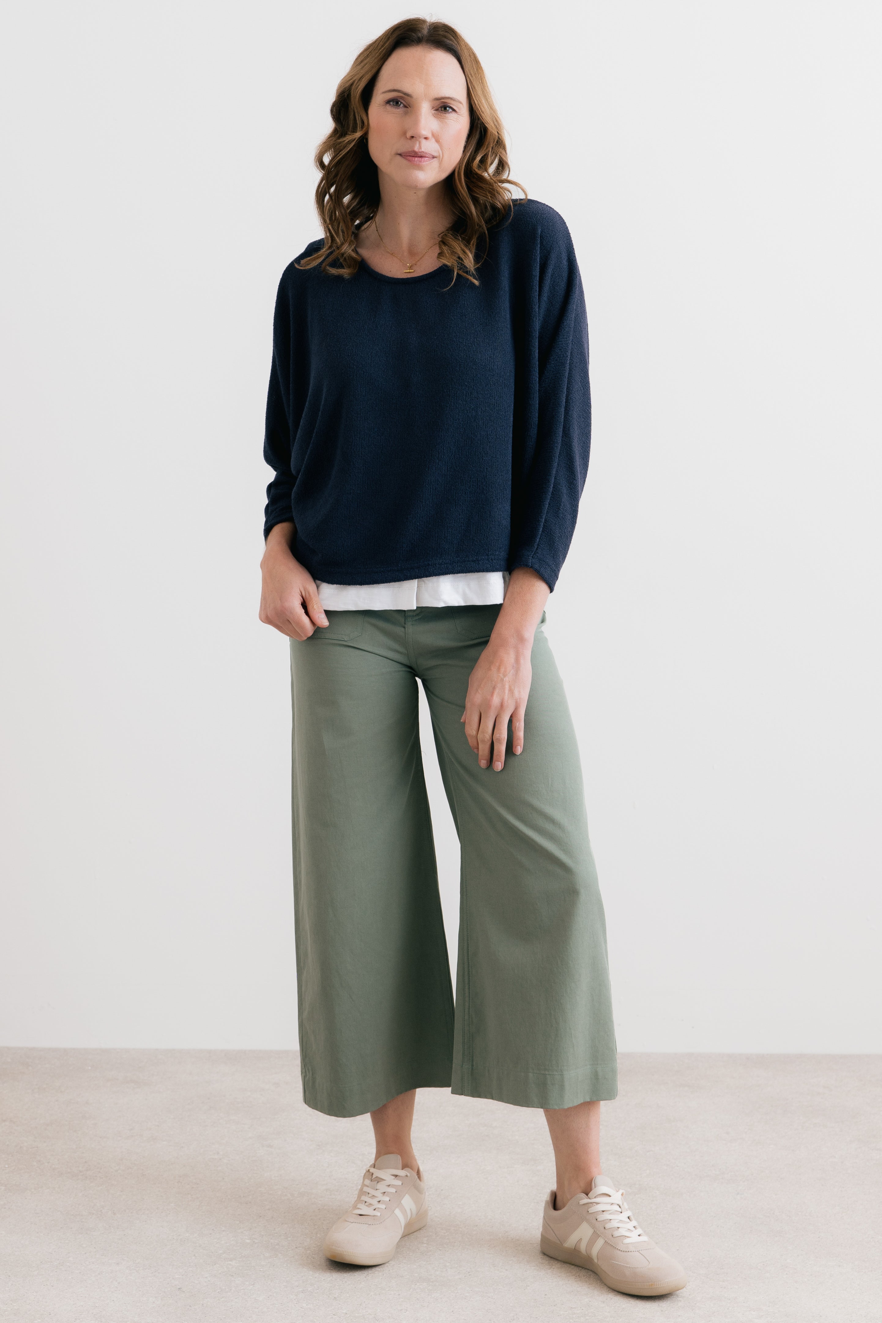 Lily & Me Penny Batwing Cross-Over Jumper
