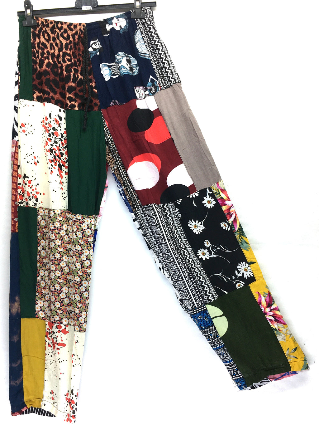 Gringo Fairtrade Indonesian Patchwork Trousers ~ Medium