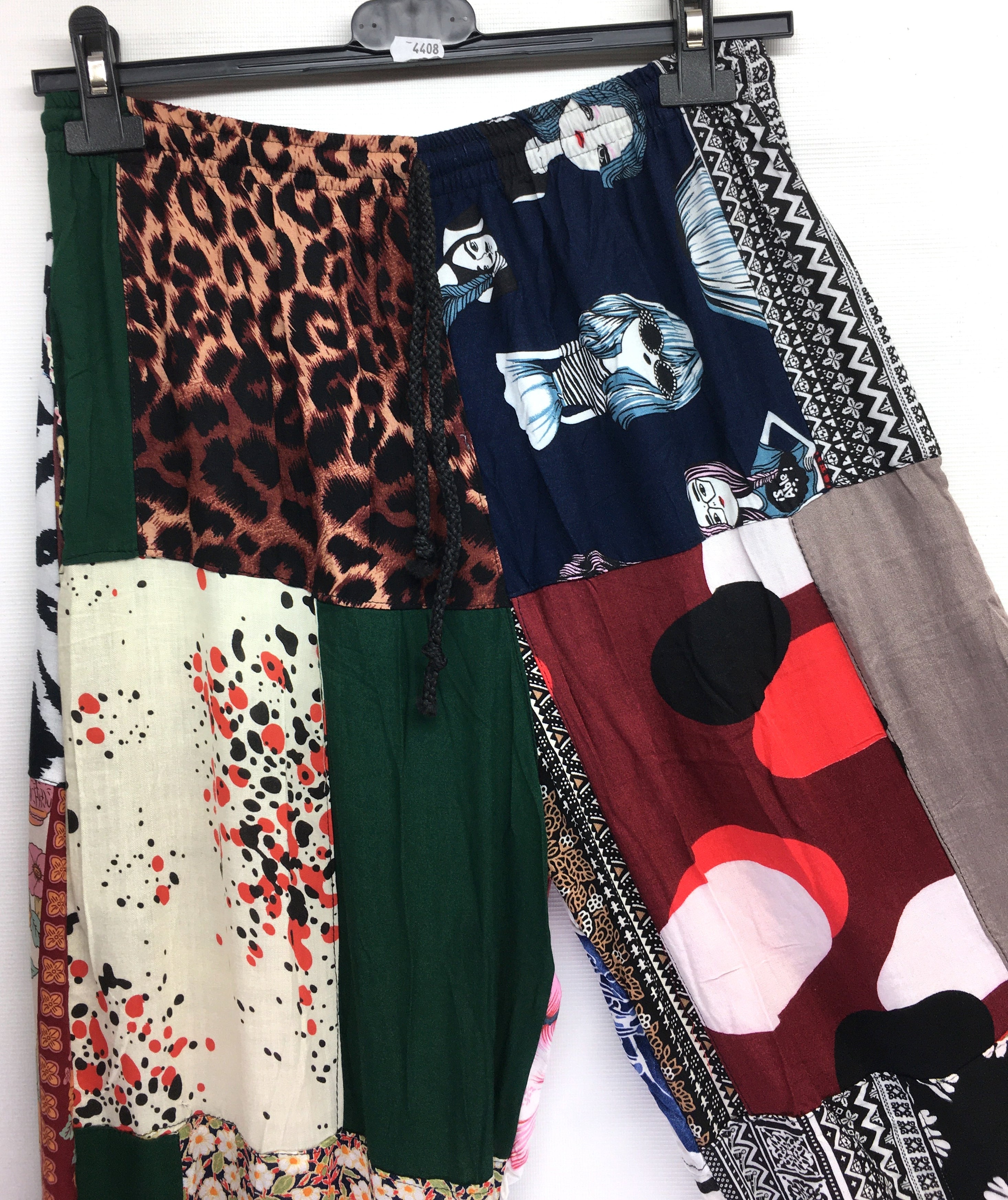 Gringo Fairtrade Indonesian Patchwork Trousers ~ Medium