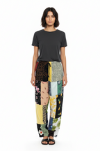 Gringo Fairtrade Indonesian Patchwork Trousers ~ Medium