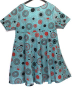 Gringo Fairtrade Smiling Sun Dress ~ Aqua, Blue or Purple