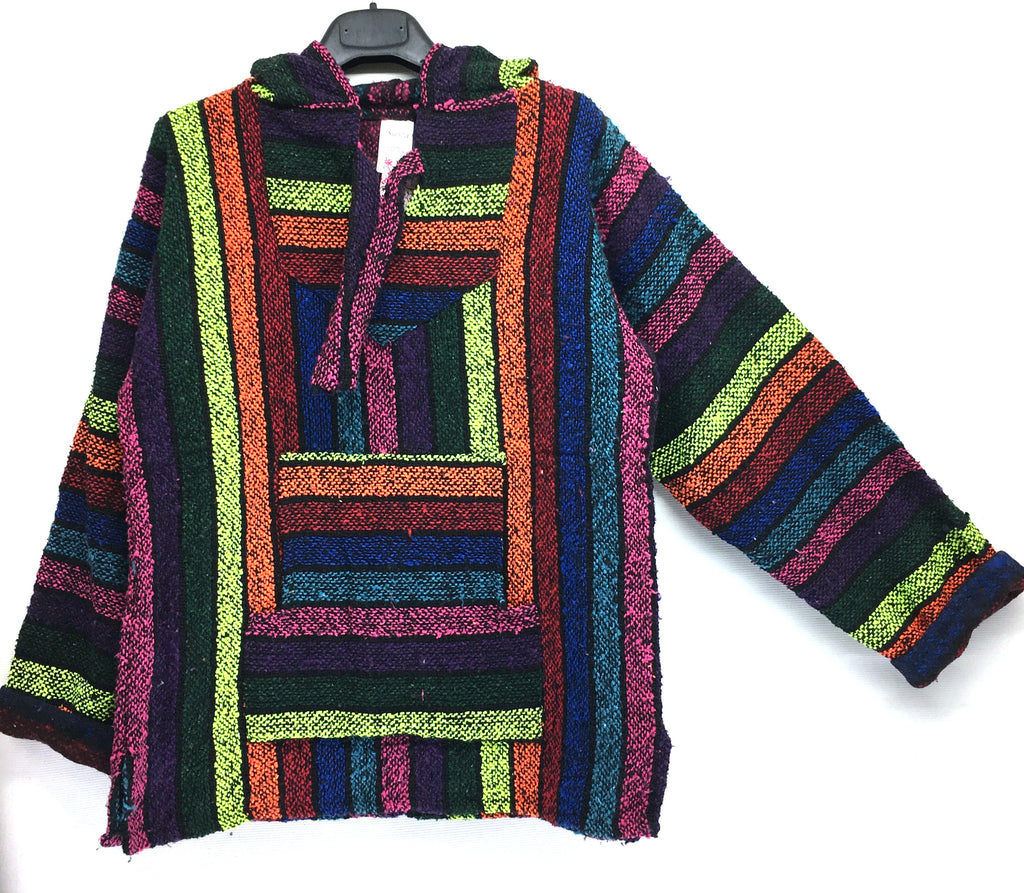 Siesta Mexican Baja Hoody ~ Large