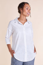 Nomads Shirt Shacket ~ White or China