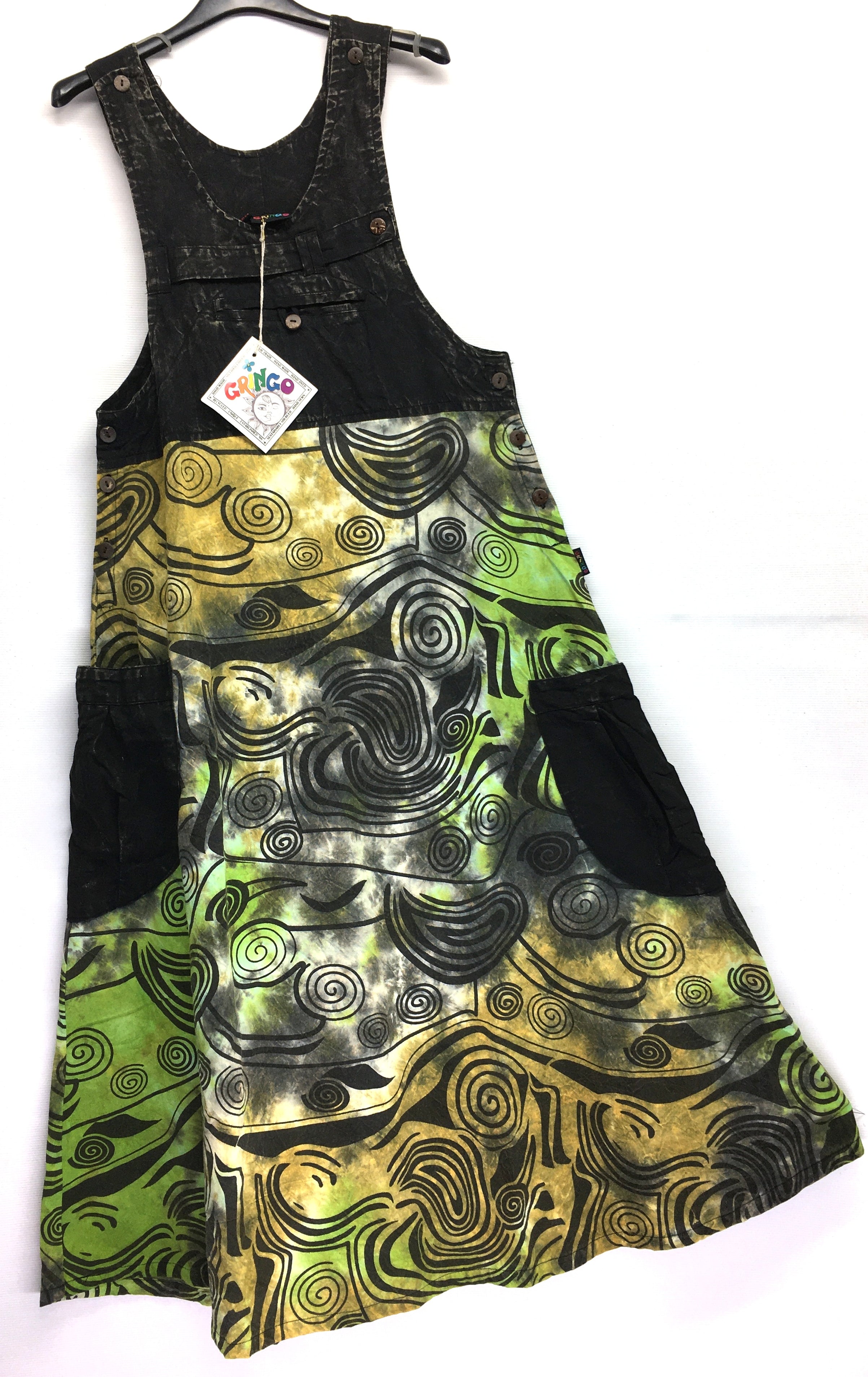 Gringo Fairtrade Animal Pinafore Dress ~ S/M