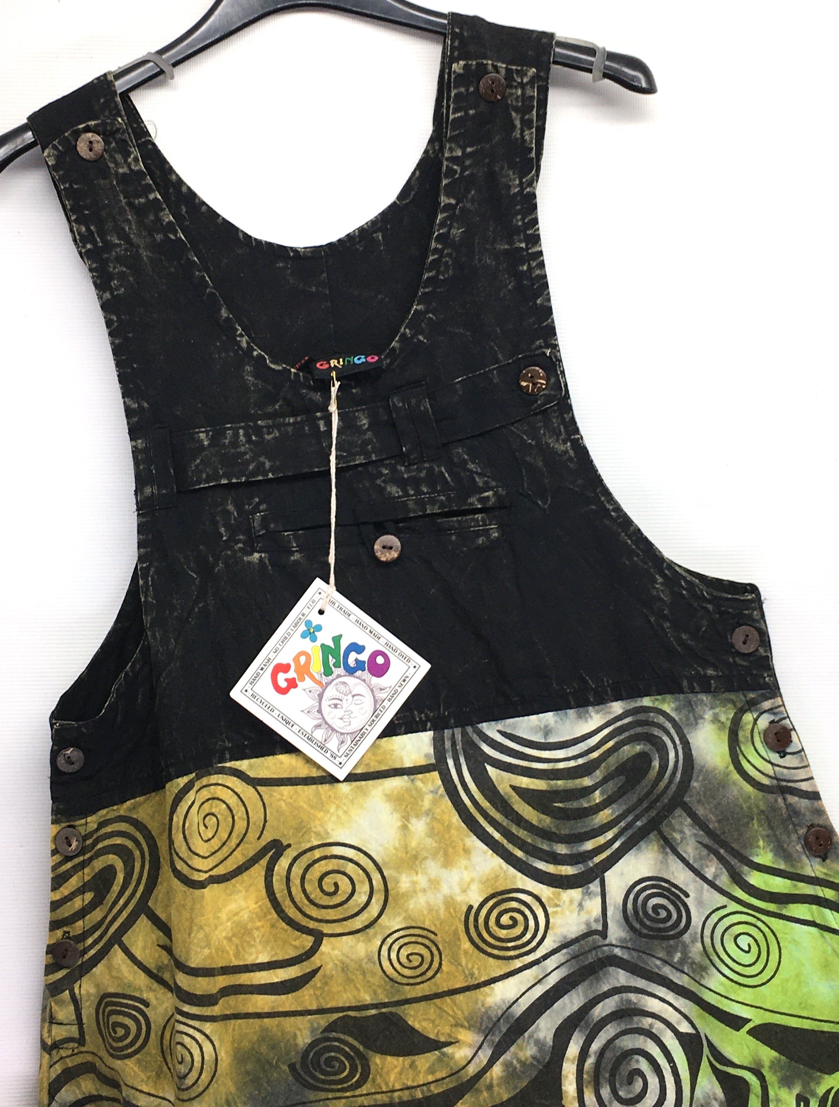 Gringo Fairtrade Animal Pinafore Dress ~ S/M