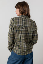 Lily & Me Sage Frill Check Shirt