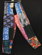 Gringo Fairtrade Indonesian Patchwork Trousers Multi ~ Small