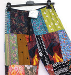 Gringo Fairtrade Indonesian Patchwork Trousers Multi ~ Small