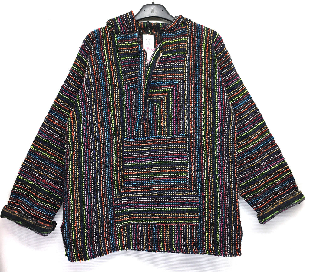 Siesta Mexican Baja Hoody ~ Medium