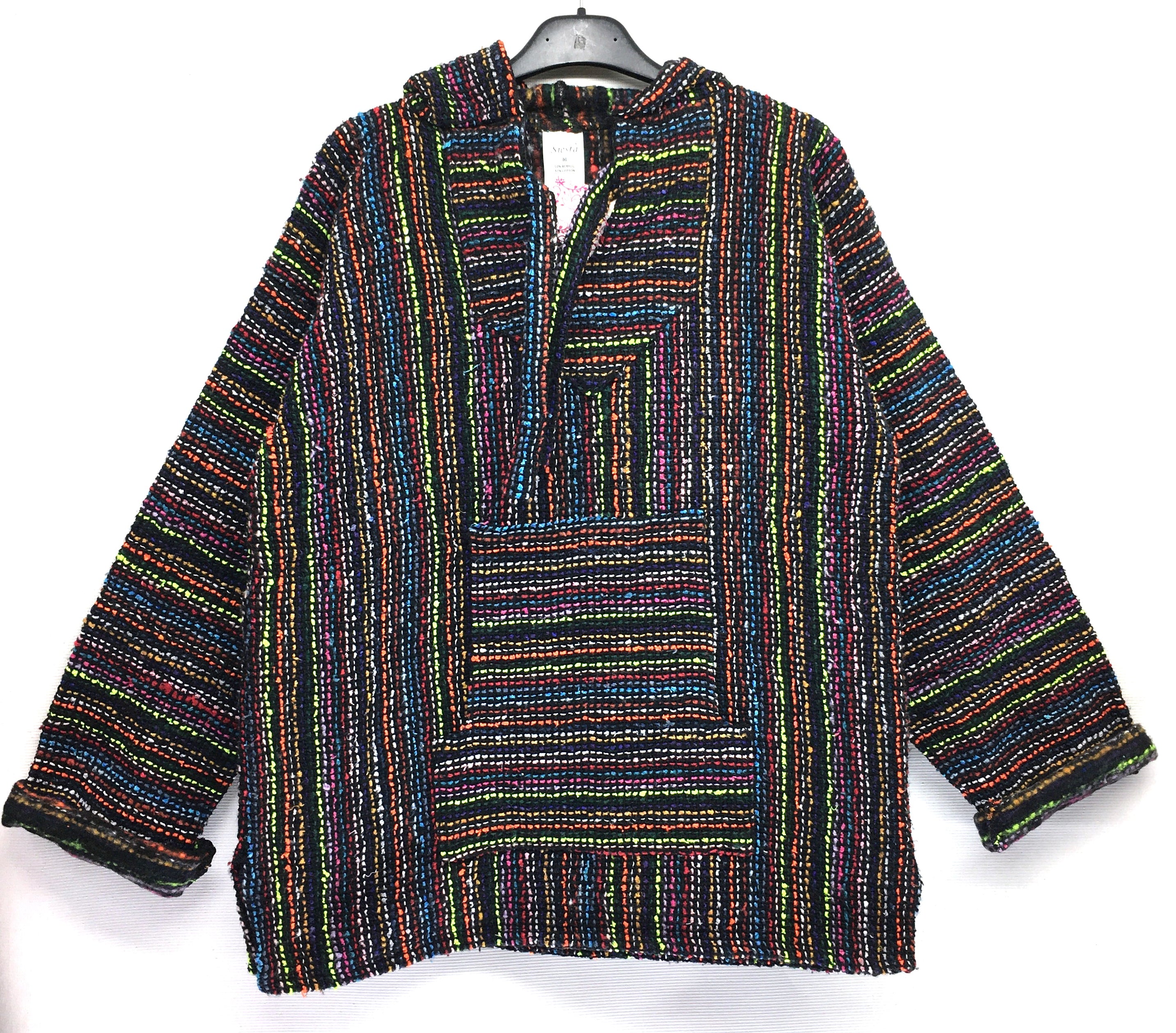 Siesta Mexican Baja Hoody ~ Medium