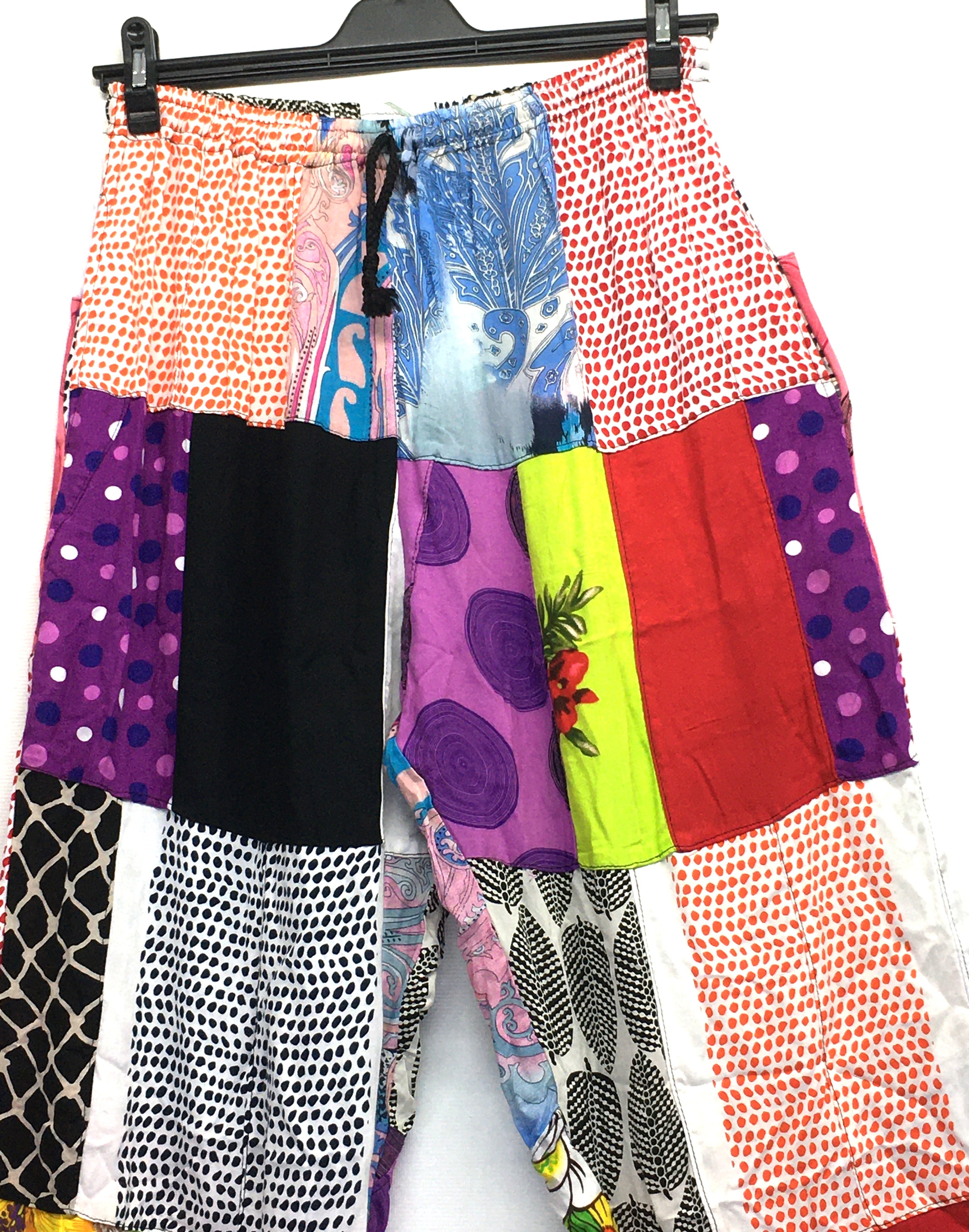 Gringo Fairtrade Indonesian Patchwork Trousers ~ XL