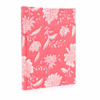 Handmade Notebook ~ Salmon Pink Floral