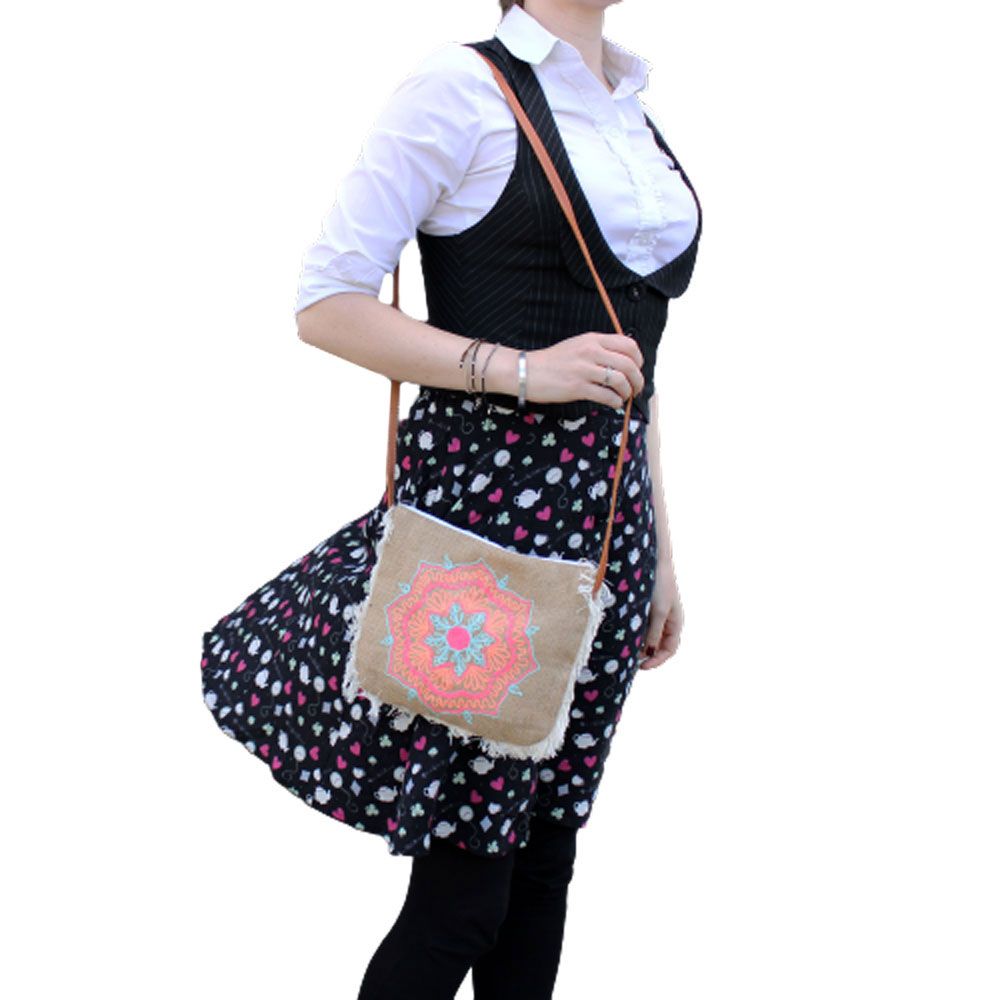 Fringed Mandala Bag