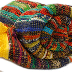 Ancient Wisdom Luxury Rag Rug ~ Yellow