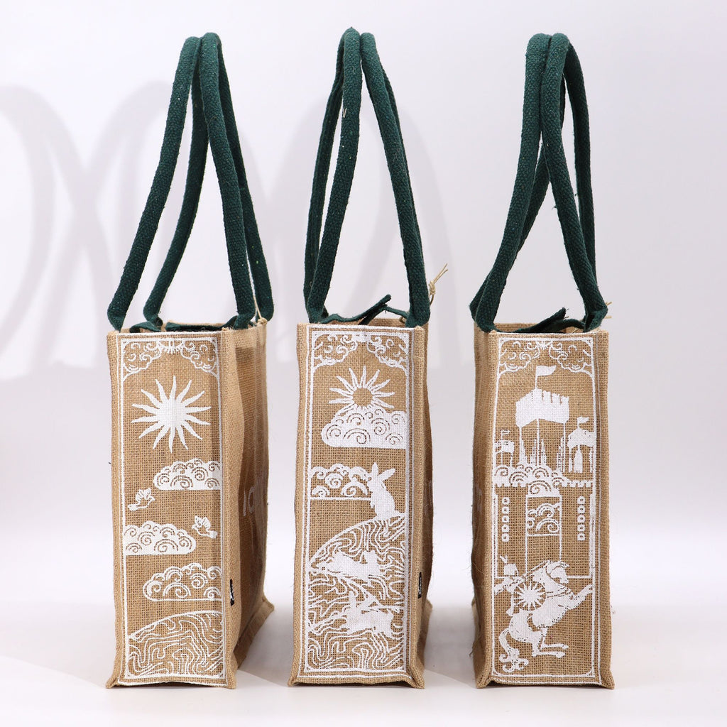 Hop Hare Tarot Inspired Jute Bags
