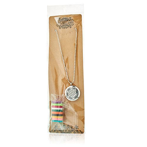 Flower of Life Aromatherapy Diffuser Necklace ~ 25mm