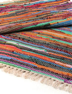 Ancient Wisdom Luxury Rag Rug ~ Natural